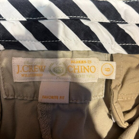 J.Crew Women’s Favorite Fit Chino Pants – Size 6, Light Brown w/ Ankle Zips - Picture 3 of 7